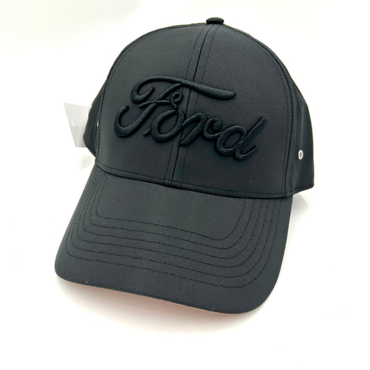 Ford Ladies Blacked Out Snap Back Cap-Black CF07-8559