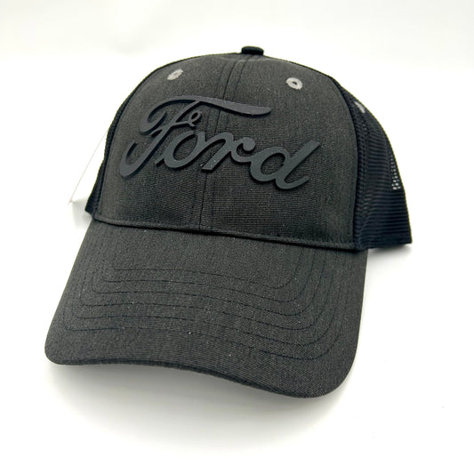 Ford Blackout Snap Back Cap-Black CF07-8560